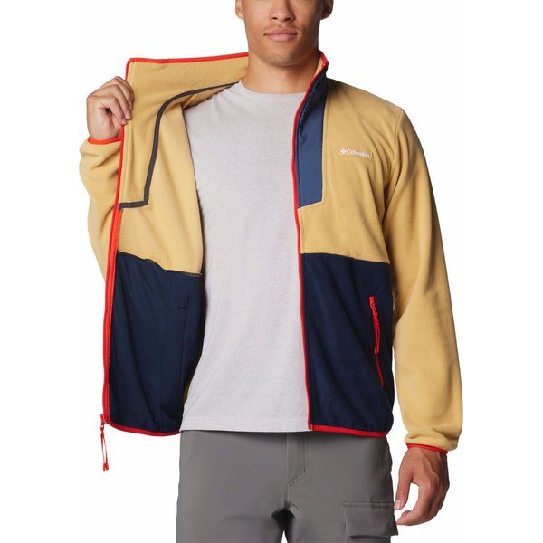 Polar męski Sequoia Grove Full Zip Columbia - Light Camel, Dark Mtn, Coll Navy, Spicy