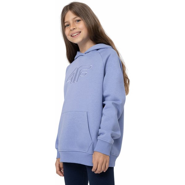 Bluza dziewczęca 4FJSS23TSWSF217 4F - denim