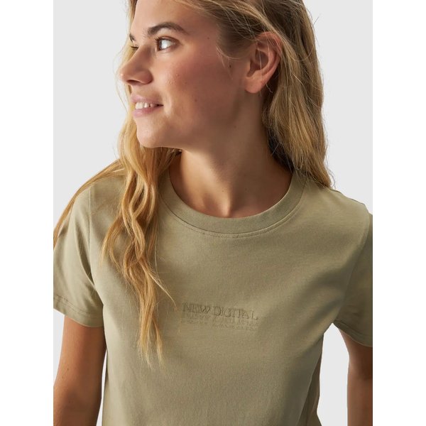 Koszulka damska TTSHF1807 4F - oliwkowy