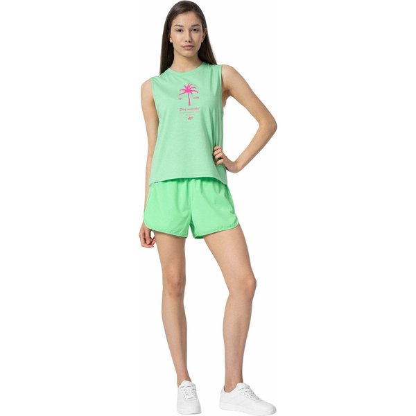 Spodenki plażowe damskie 4FSS23UBDSF044 4F - zielone