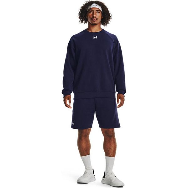 Bluza męska Rival Fleece Crew Hoodie Under Armour - granatowa