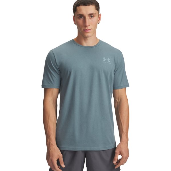 Koszulka męska Sportstyle Left Chest Logo Under Armour - Jasper Blue/Serpentine