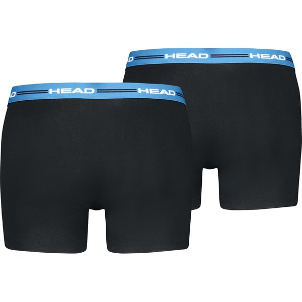 Bokserki męskie Elastic Boxer 2 pary Head - black/blue
