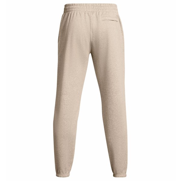 Spodnie dresowe męskie Essential Fleece Jogger Under Armour - beżowe