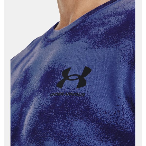 Bluza męska Rival Terry Crew Style Under Armour - niebieska