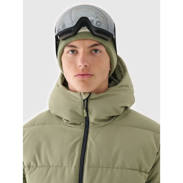 Kurtka narciarska męska TTJAM580 4F - khaki