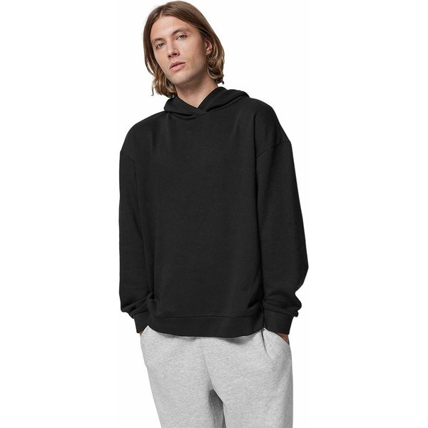 Bluza męska OTHAW23TSWSM679 Outhorn - głęboka czerń