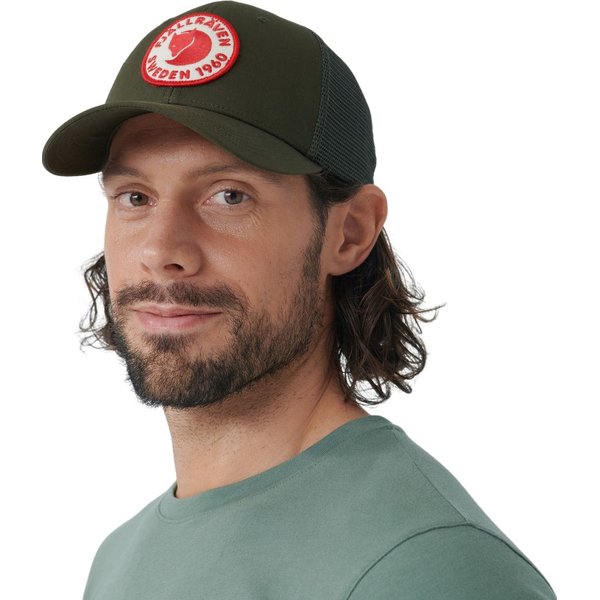 Czapka z daszkiem 1960 Logo Langtradarkeps Fjallraven - Dark Navy