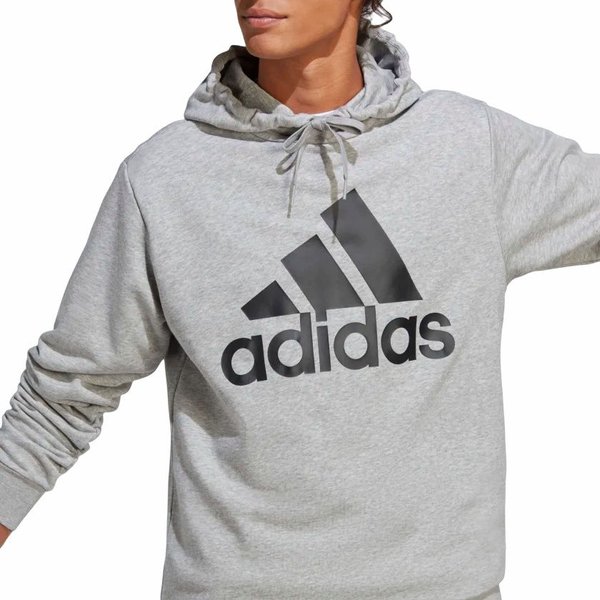 Dres męski Big Logo Terry Adidas - szary/czarny