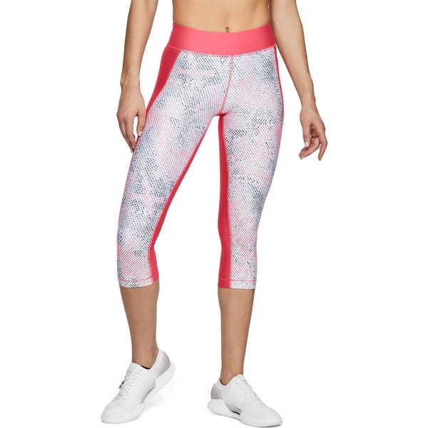 Legginsy damskie HeatGear Print Capri Under Armour