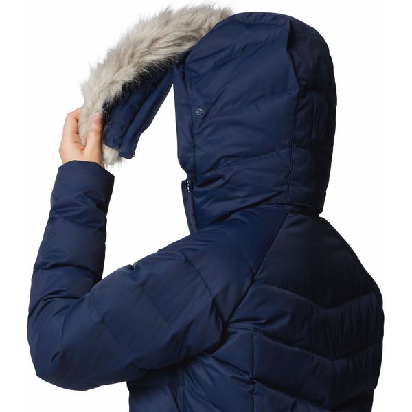 Płaszcz puchowy damski Belle Isle II Mid Down Columbia - Collegiate Navy