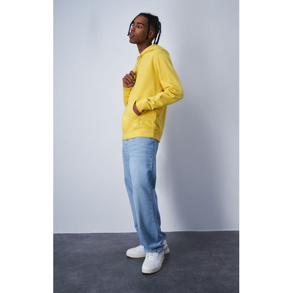 Bluza męska Heavy Spring Poly Terry Hooded Champion - żółta