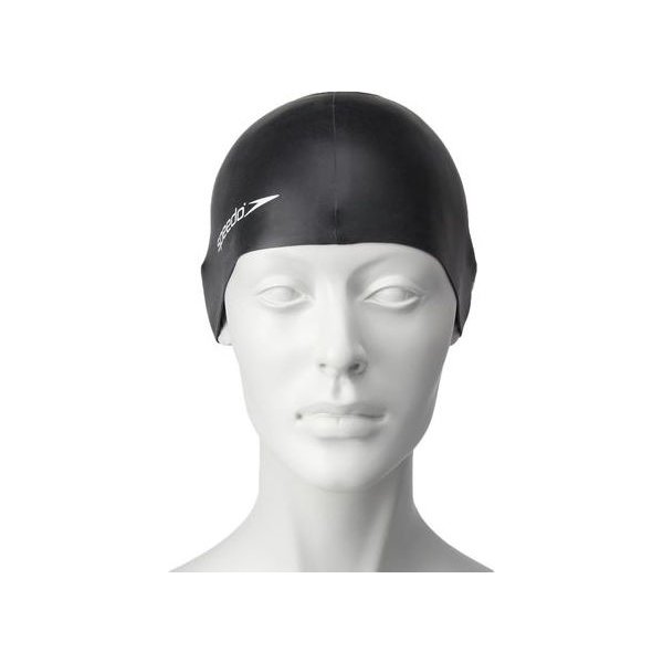 Czepek juniorski Junior Plain Flat Silicone Cap Speedo - czarny