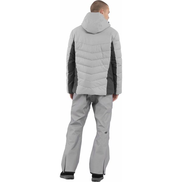 Spodnie narciarskie męskie 4FAW23TFTRM403 4F - jasny brąz