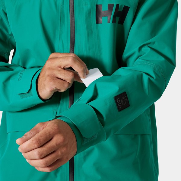 Kurtka narciarska męska Emiko Shell Helly Hansen - signal green