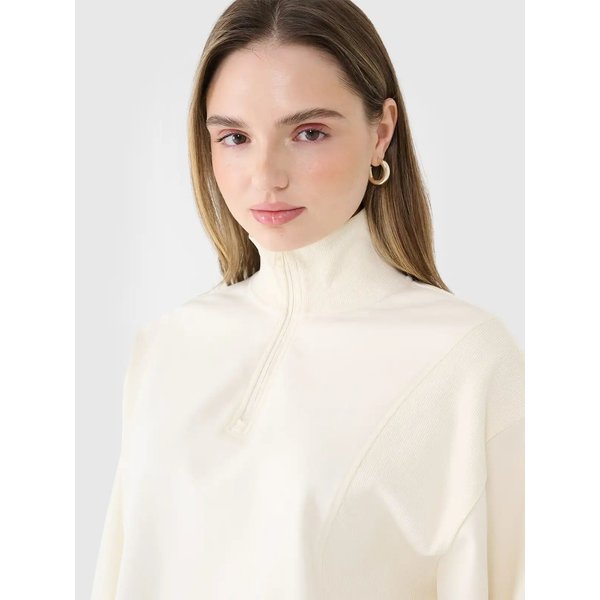 Bluza damska TSWSF1545 4F - złamana biel