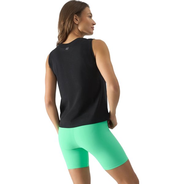 Bezrękawnik damski 4FWSS24TSLEF069 4F - głęboka czerń