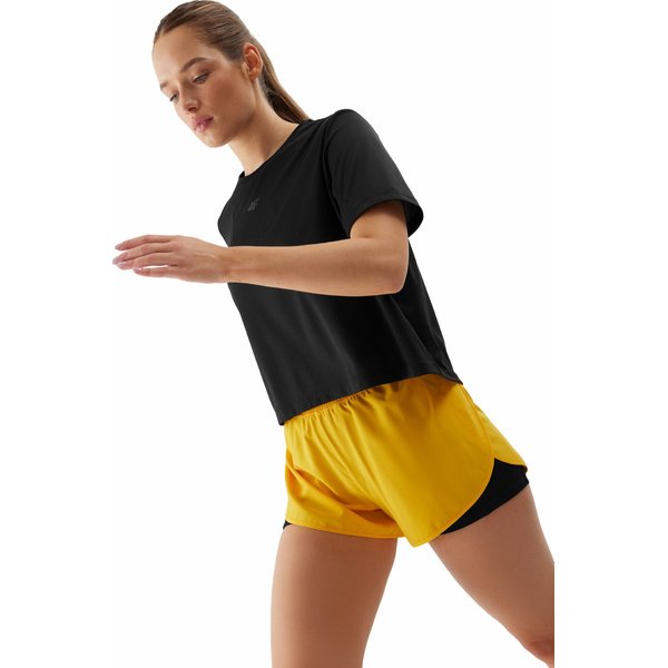 Koszulka damska 4FWSS24TFTSF709 4F - głęboka czerń