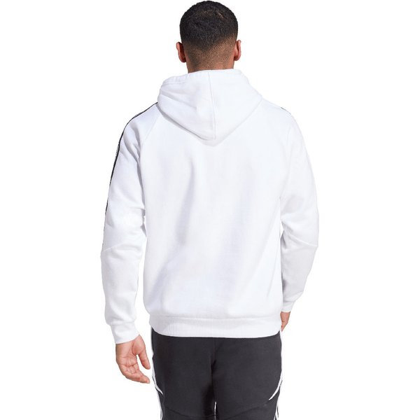 Bluza męska Tiro 24 Sweat Hooded Adidas - biała