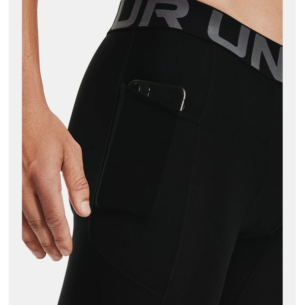 Spodenki kompresyjne męskie HeatGear Under Armour - black