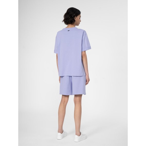 Spodenki damskie 4FSS23TSHOF071 4F - jasny fiolet