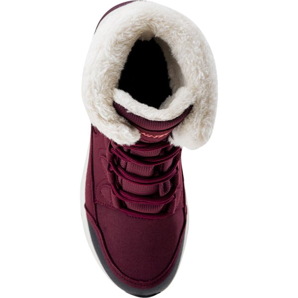 Buty, śniegowce Mestia Mid WP Wo's Hi-Tec - Dark Rose/Watermelon Red/Beige