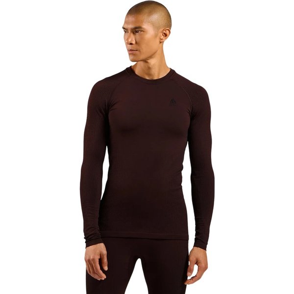 Longsleeve termoaktywny męski Performance Warm Eco Odlo - fudge
