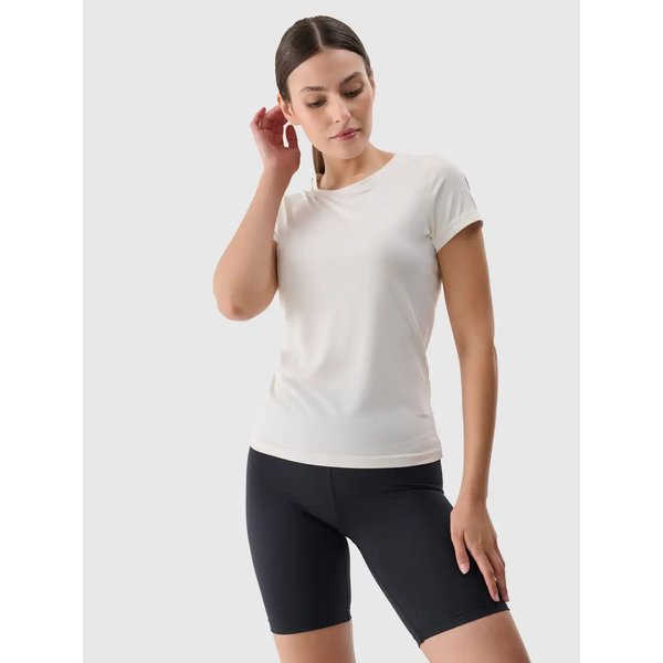 Koszulka damska TFTSF1235 4F - złamana biel