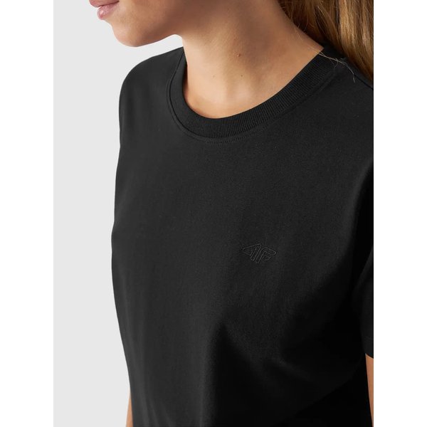 Koszulka damska TTSHF1650 4F - głęboka czerń