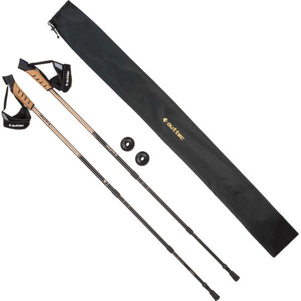 Kije nordic walking Carbon 3 Sections Outtec - Carbon 3 złote