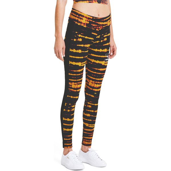 Legginsy damskie Tie Dye AOP Puma - black