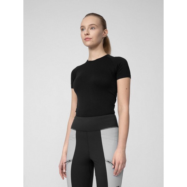 Koszulka damska H4L22 TSDF060 4F - antracyt