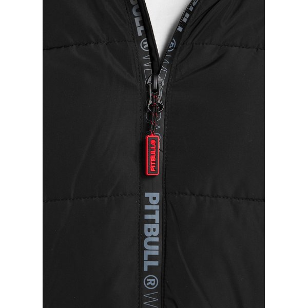 Kurtka puchowa męska Airway 4 Padded Hooded Pitbull West Coast - black