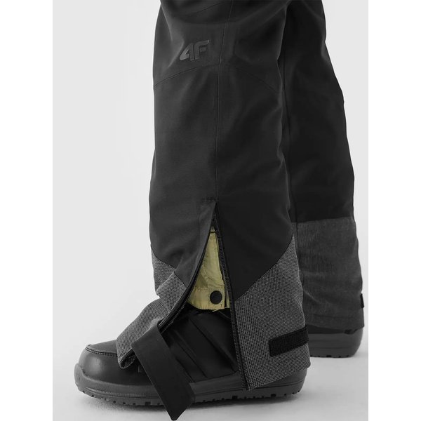 Spodnie snowboardowe damskie TFTRF701 4F - głęboka czerń