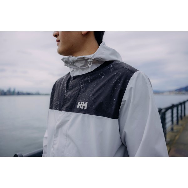 Kurtka męska Vancouver Rain Helly Hansen - orange peel