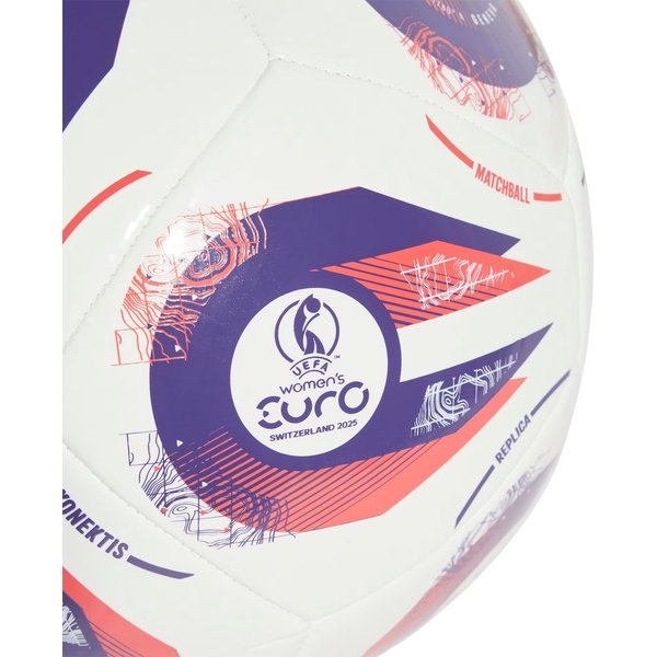 Piłka nożna Women's Euro25 Club 4 Adidas - White/Panton