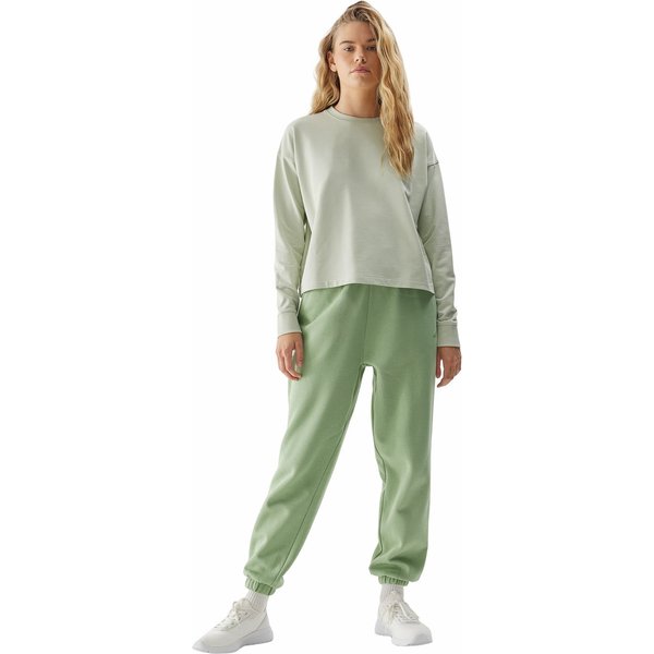 Bluza damska 4FAW23TSWSF699 4F - jasna zieleń