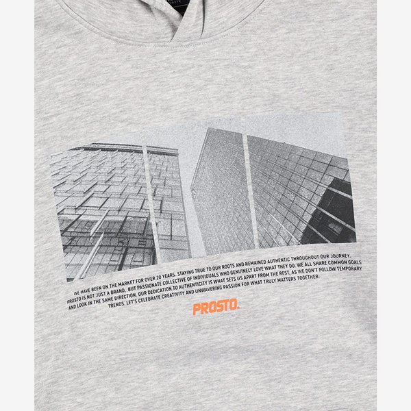 Bluza męska Zitty Prosto - Gray