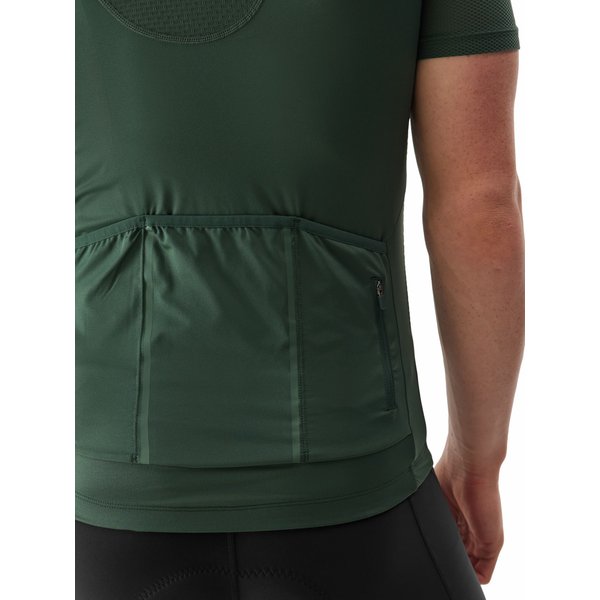 Koszulka rowerowa męska 4FSS24TFTSM486 4F - ciemna zieleń