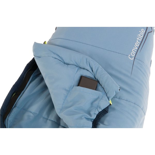 Śpiwór juniorski Convertible 120/150cm Outwell - ice