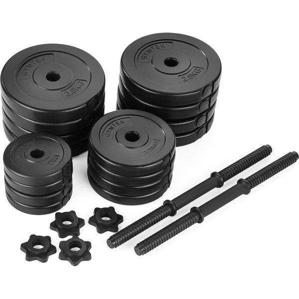 Zestaw hantli kompozytowych Logo 2x15kg Gymtek
