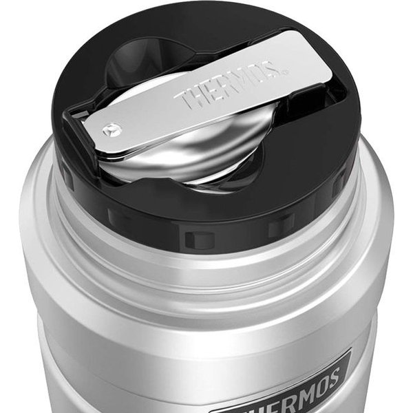 Termos obiadowy z łyżką i kubkiem 710ml Thermos - niebieski