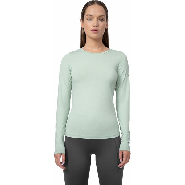 Longsleeve damski 4FSS23TFLOF074 4F - zielona