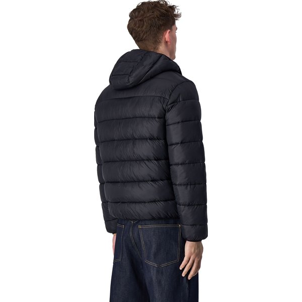 Kurtka puchowa męska Lightweight Hooded Jacket Champion - black