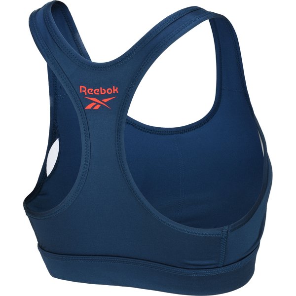 Biustonosz sportowy Crop Top Gina Reebok - niebieski