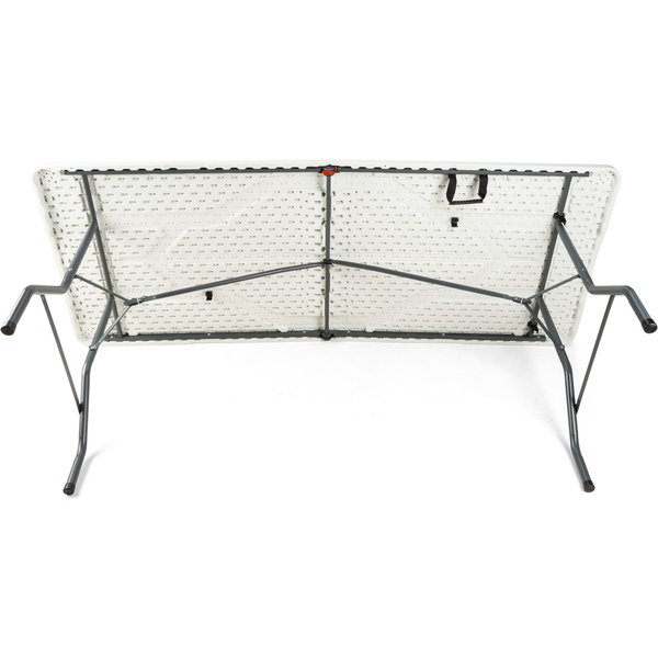 Stół cateringowy, bankietowy rozkładany 180cm Outtec - biały