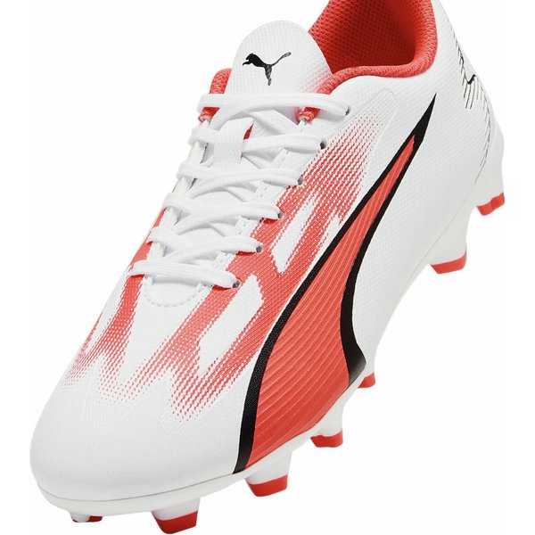 Buty piłkarskie, korki Ultra Play FG/AG Jr Puma - białe