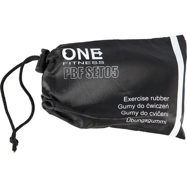 Zestaw gum oporowych do ćwiczeń PBF SET05 5szt One Fitness