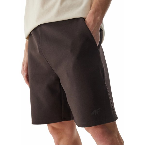 Spodenki męskie 4FWSS24TSHOM331 4F - ciemny brązowy
