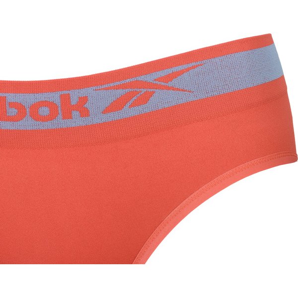 Majtki damskie Dilara 2 pary Reebok - pomarańczowe/białe